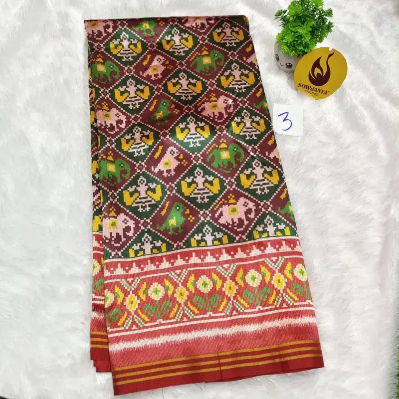 Premium Semi Patola Sarees - PATOLA3