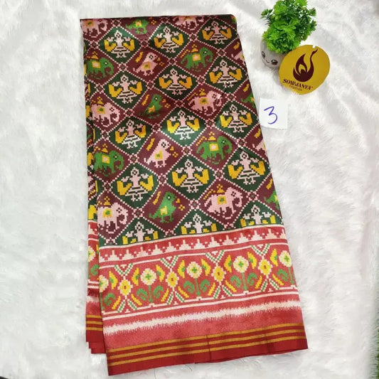 Premium Semi Patola Sarees - PATOLA3