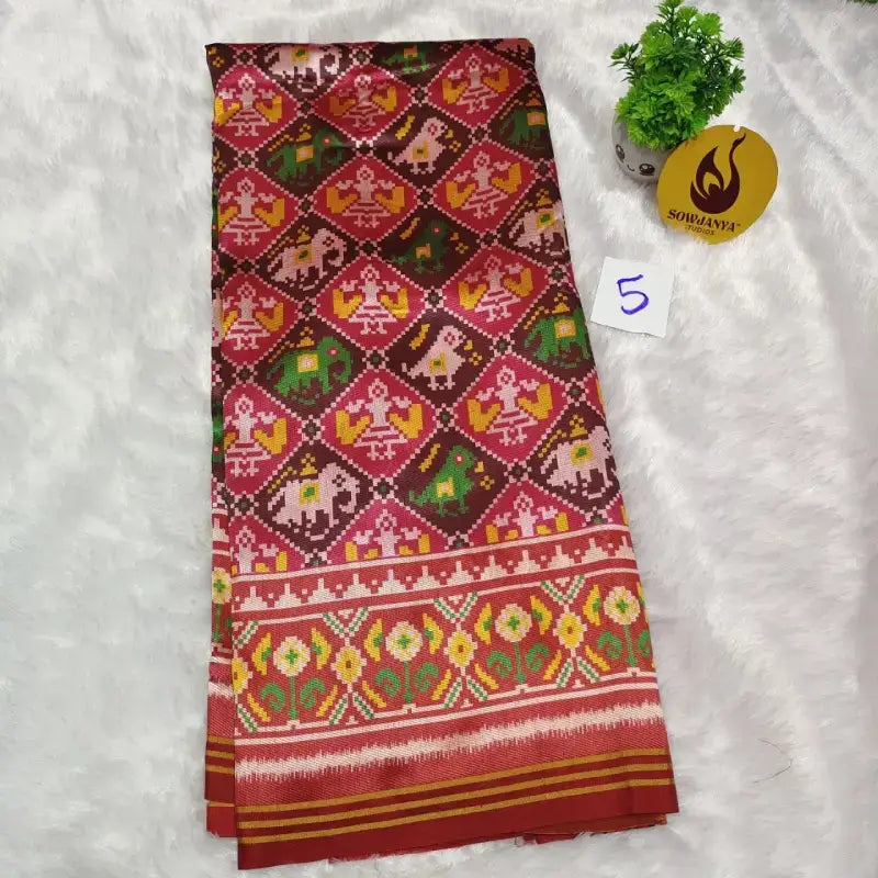 Premium Semi Patola Sarees - PATOLA5