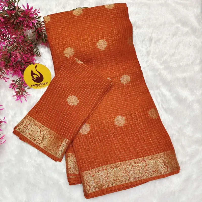 Premium LENIN JUTE Sarees  - SSCZB
