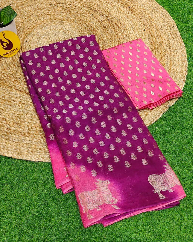 Premium Georgette Shibori Saree's - SSENT4