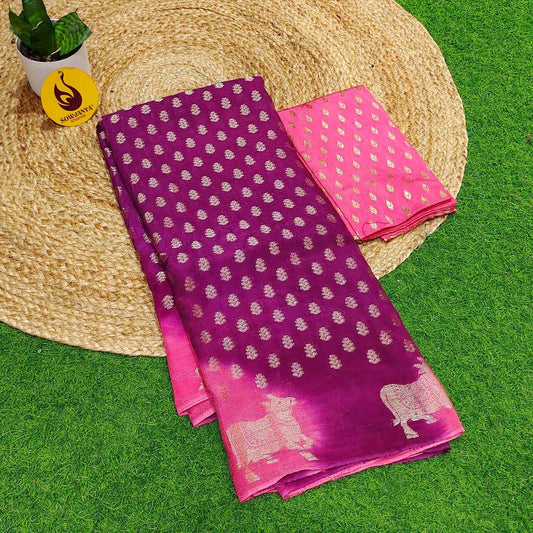 Premium Georgette Shibori Saree's - SSENT4