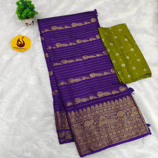 Premium Sattin Crape Saree's - SSSAT3