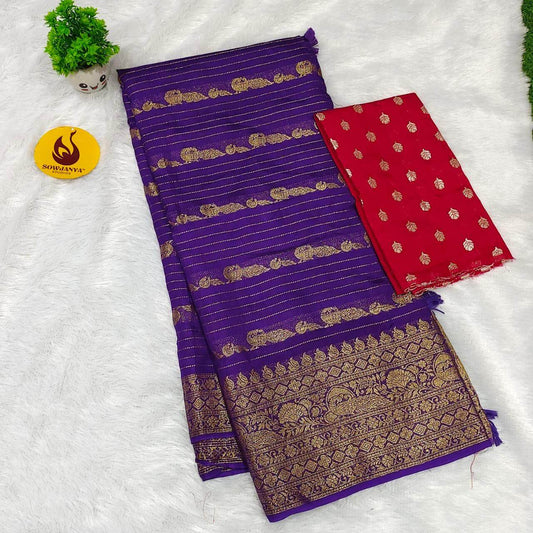 Premium Sattin Crape Saree's - SSSAT4