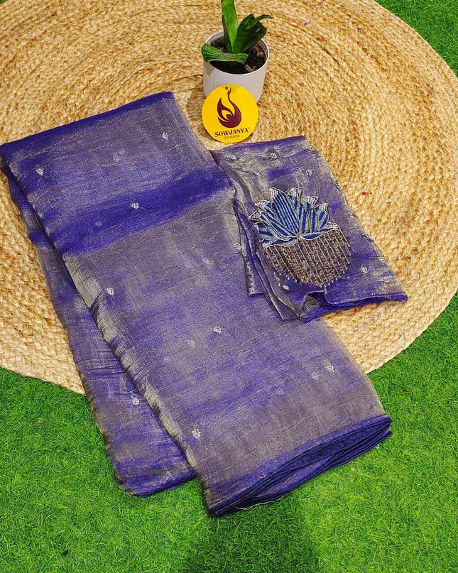 Premium Tissue Organza Saree's - SSTSU5