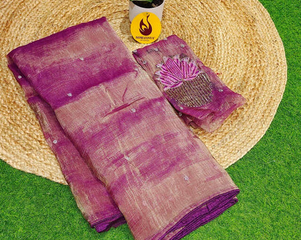 Premium Tissue Organza Saree's - SSTSU3