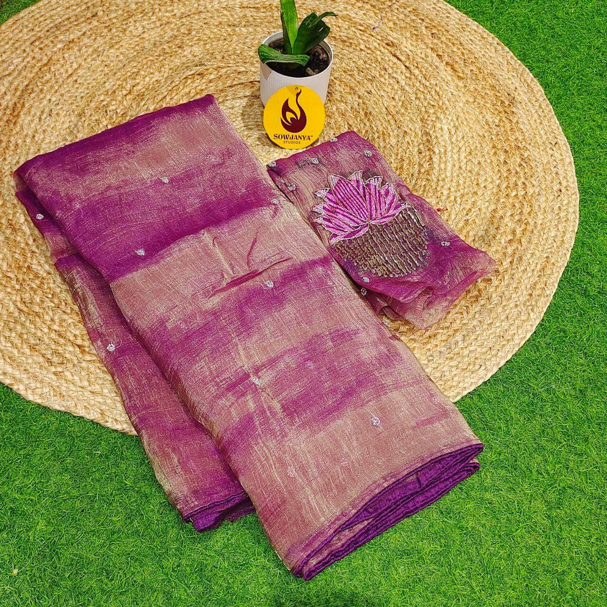Premium Tissue Organza Saree's - YEAR