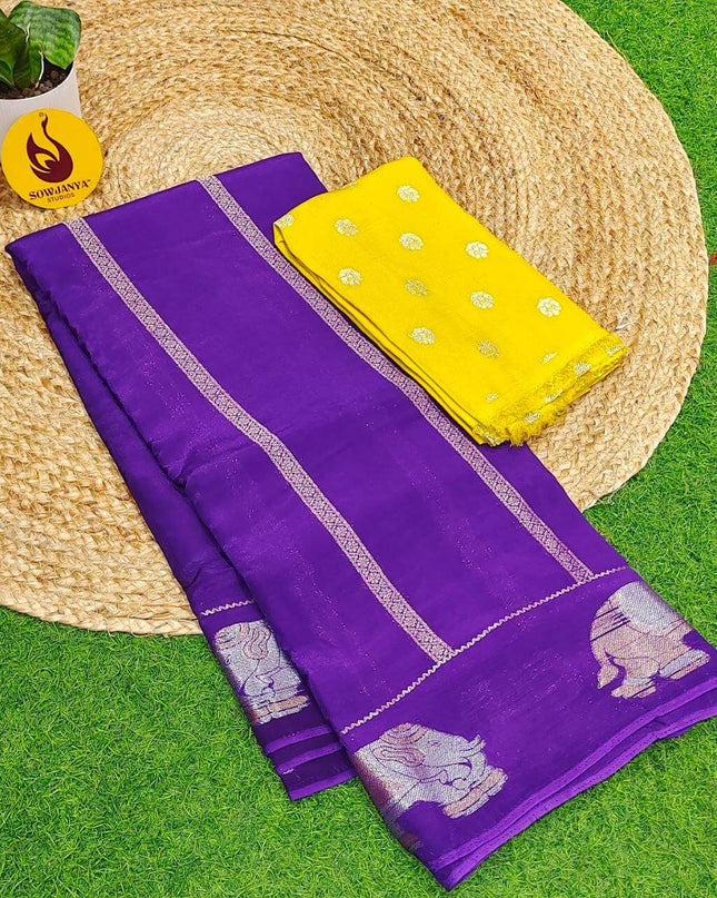 Premium Viscose Crape Georgette's Saree's - SSRUS1