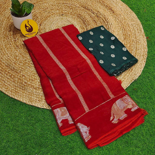 Premium Viscose Crape Georgette's Saree's - SSRUS2