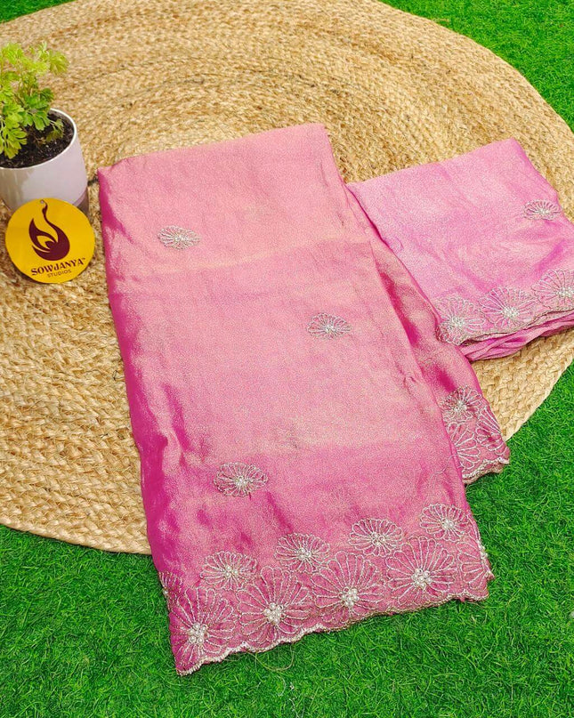 Premium Shimmer Georgette's Saree's - SSSPS5