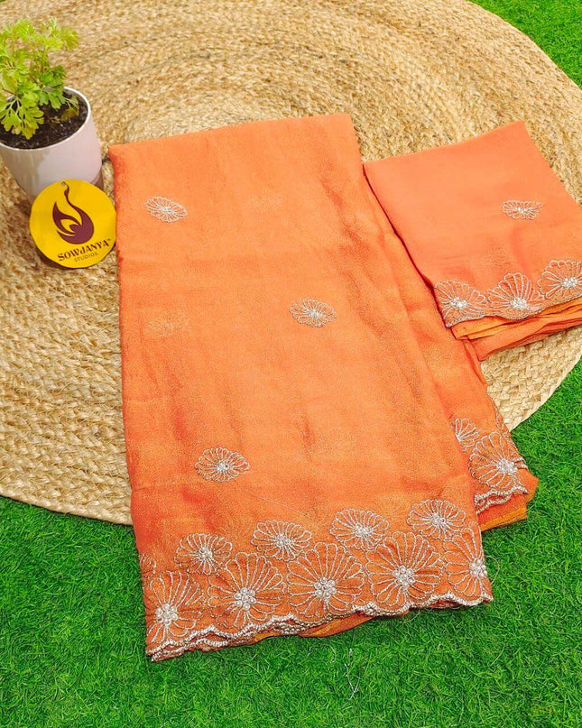 Premium Shimmer Georgette's Saree's - SSSPS1