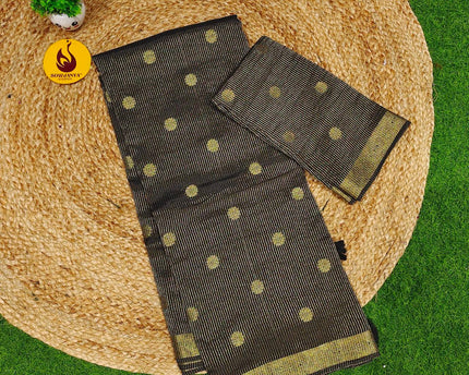 Designer Zari Lines Saree With Small Zari Border - SSZLV2