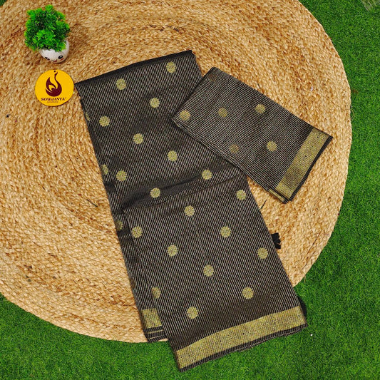 Designer Zari Lines Saree With Small Zari Border - SSZLV2