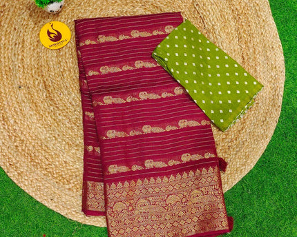 Premium Sattin Crape Saree's - SSSAT6