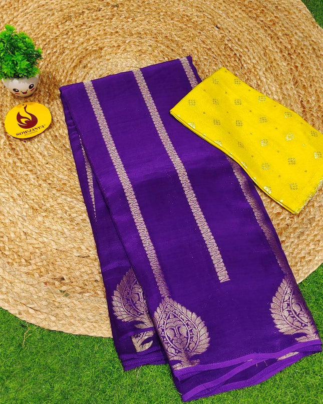 Premium Viscose Crape Georgette's Saree's - SSRUS13