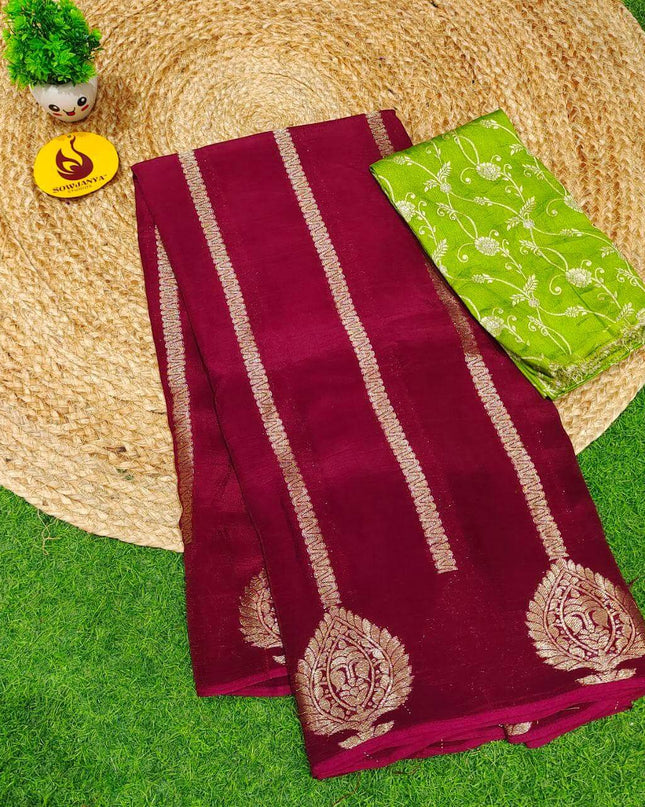 Premium Viscose Crape Georgette's Saree's - SSRUS9