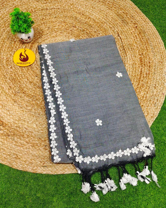 Premium Khadhi Cotton Sarees - SSKHD11