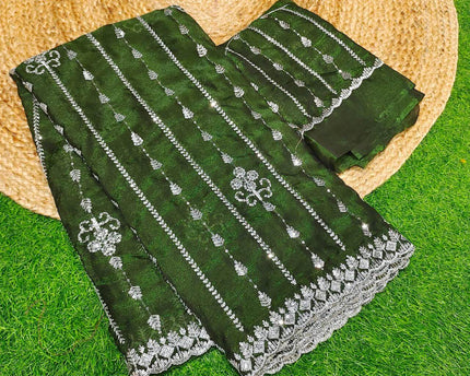 Premium Space Silk Work Sarees-SSSPC17