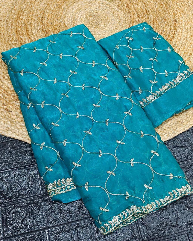 Premium Space Silk Work Sarees-MEGA5