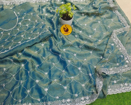 Premium Space Silk Work Sarees-SSSPC03