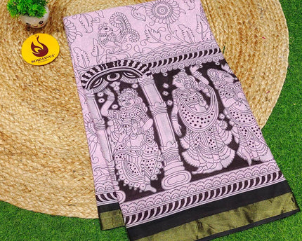 Premium Soft Mul Kalamkari Cotton Saree's- SSCTN17