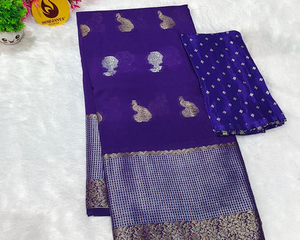 Premium Viscose Georgette Crape Saree's-BEST39