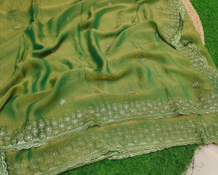 Premium Space Silk Work Sarees-SSSPC33