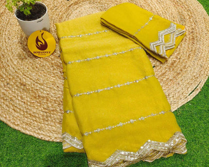 Premium Space Silk Work Sarees-SSSPC30