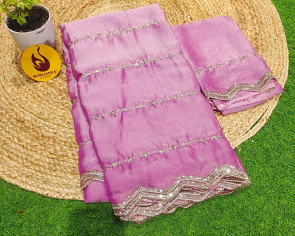 Premium Space Silk Work Sarees-SSSPC27