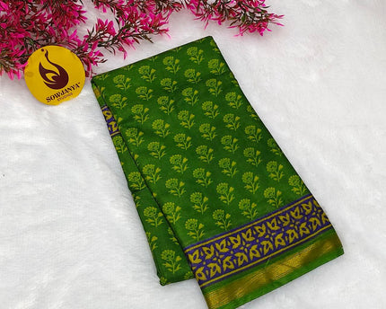 Premium Soft Mul Cotton With Jari boarder  Saree's- SSMUL9