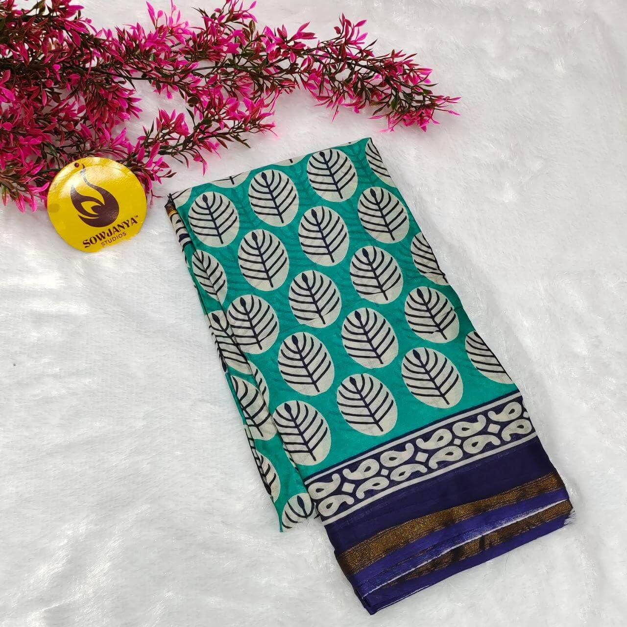 Premium Soft Mul Cotton With Jari boarder  Saree's- SSMUL21