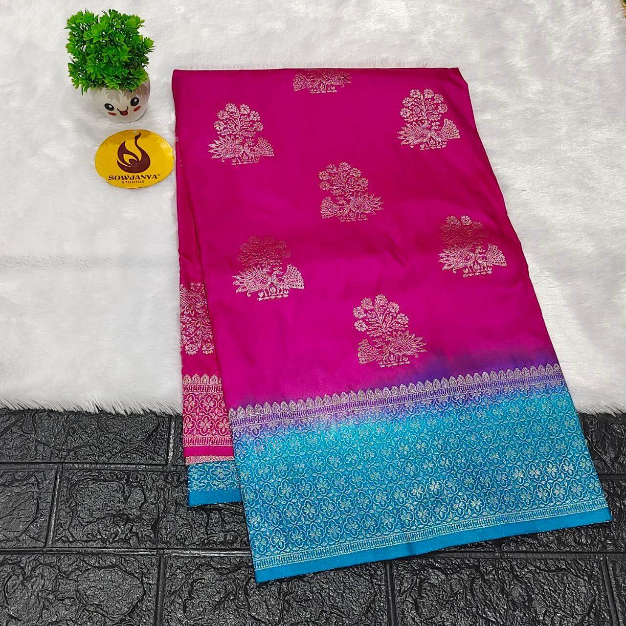 Pure Dola Silk with Zari work Sarees - SSPDS7