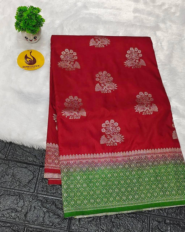 Pure Dola Silk with Zari work Sarees - SSPDS9