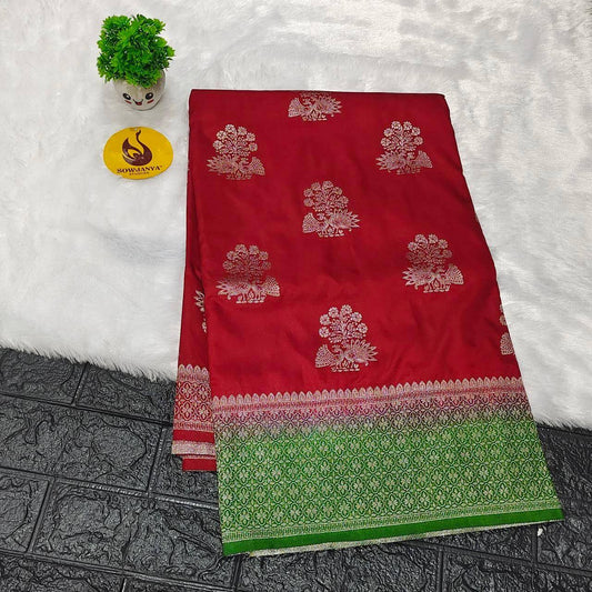 Pure Dola Silk with Zari work Sarees - SSPDS9
