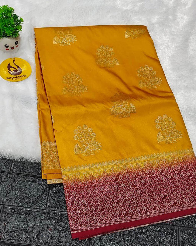 Pure Dola Silk with Zari work Sarees - SSPDS2