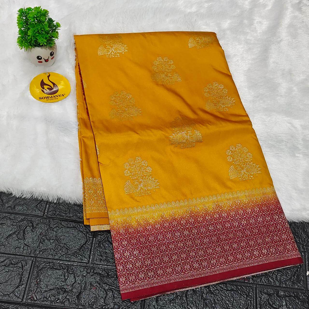 Pure Dola Silk with Zari work Sarees - SSPDS2