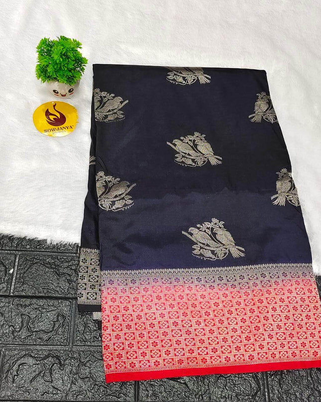 Pure Dola Silk with Zari work Sarees - SSPDS22