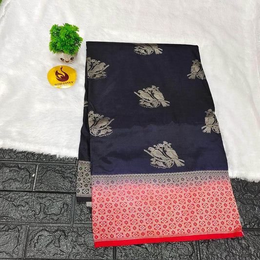 Pure Dola Silk with Zari work Sarees - SSPDS22