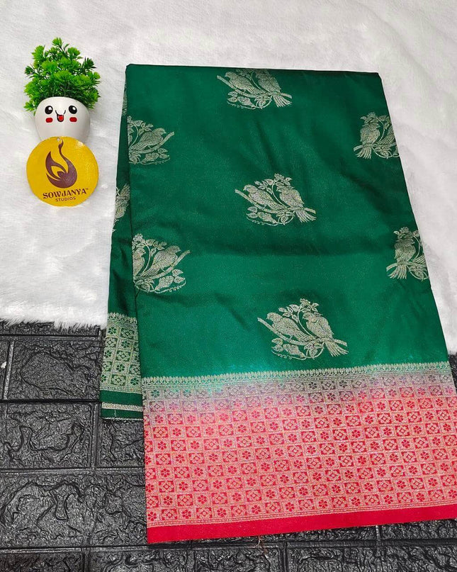 Pure Dola Silk with Zari work Sarees - SSPDS20