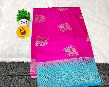 Pure Dola Silk with Zari work Sarees - SSPDS18