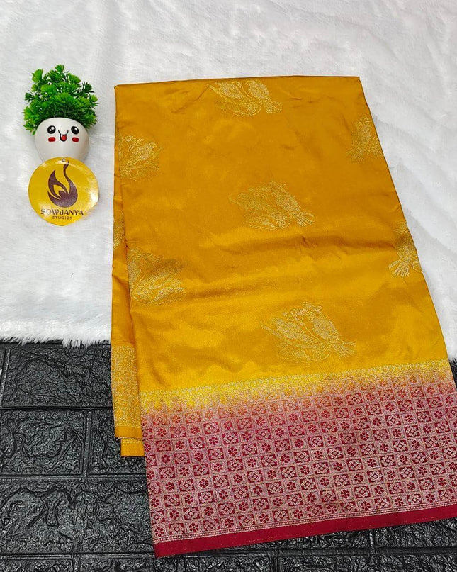 Pure Dola Silk with Zari work Sarees - SSPDS17