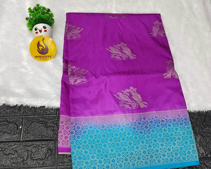 Pure Dola Silk with Zari work Sarees - SSPDS16