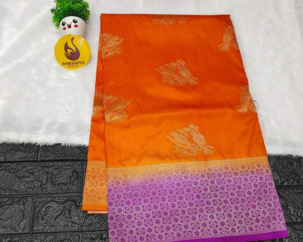 Pure Dola Silk with Zari work Sarees - SSPDS15