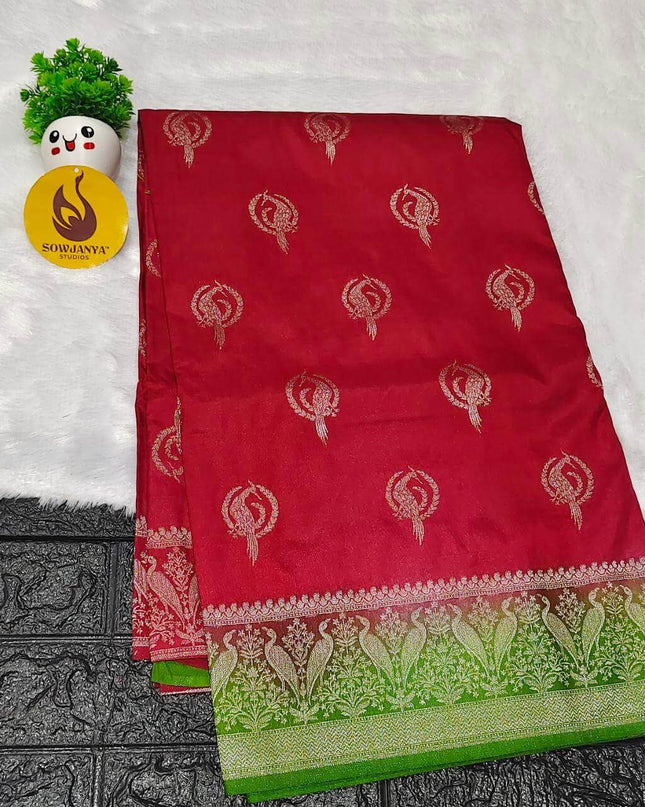 Pure Dola Silk with Zari work Sarees - SSPDS26