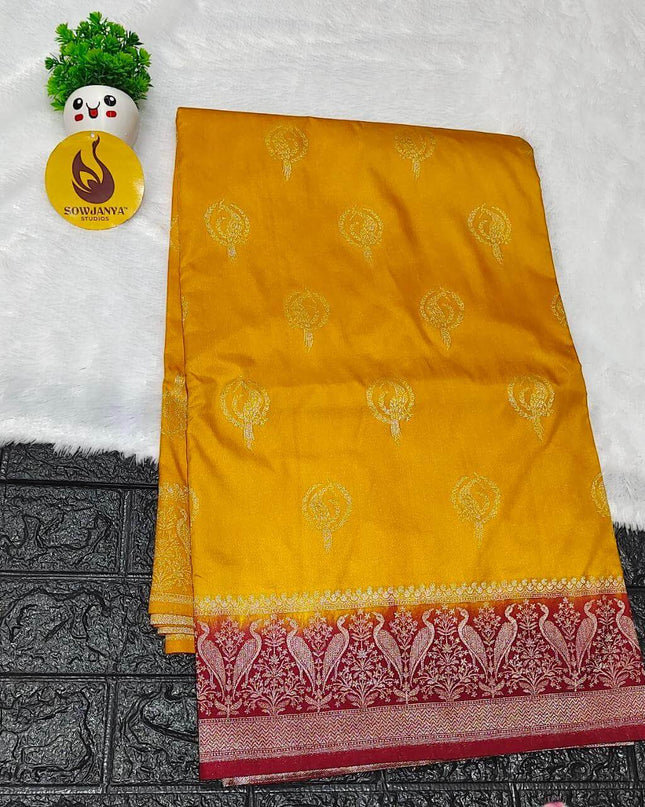 Pure Dola Silk with Zari work Sarees - SSPDS28