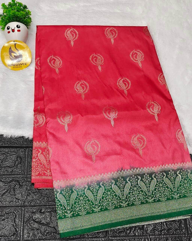 Pure Dola Silk with Zari work Sarees - SSPDS29
