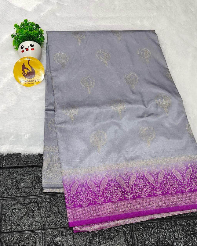 Pure Dola Silk with Zari work Sarees - SSPDS31