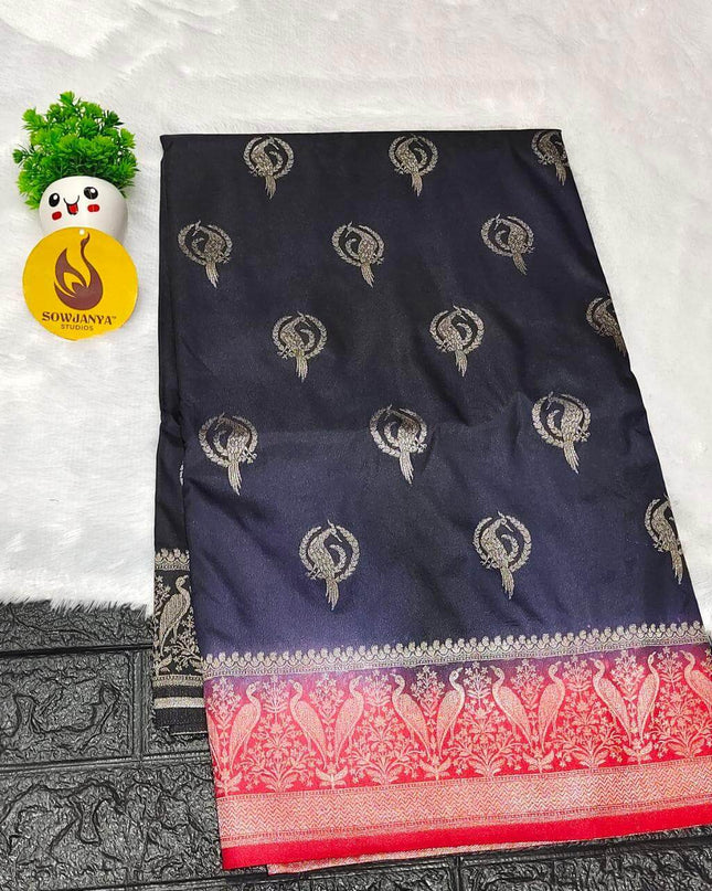 Pure Dola Silk with Zari work Sarees - SSPDS32