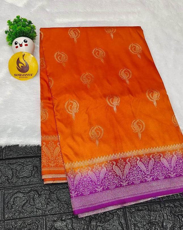 Pure Dola Silk with Zari work Sarees - SSPDS33