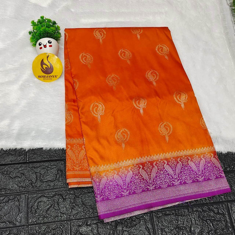 Pure Dola Silk with Zari work Sarees - SSPDS33